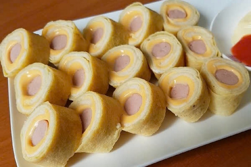 phô mai trứng cuộn ảnh 6
