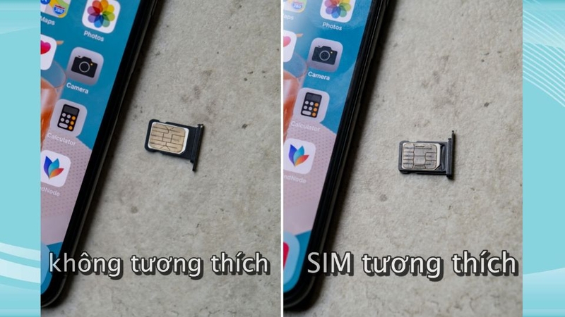 Kiểm tra tương thích giữa sim và điện thoại