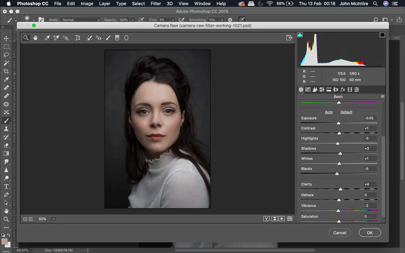 Camera Raw Filter