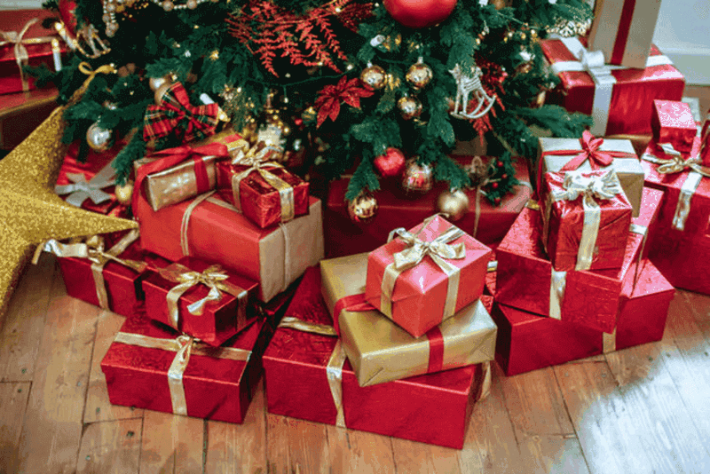 hop qua trang tri noel