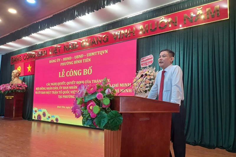 Phường Bình Tiên của TP HCM 1