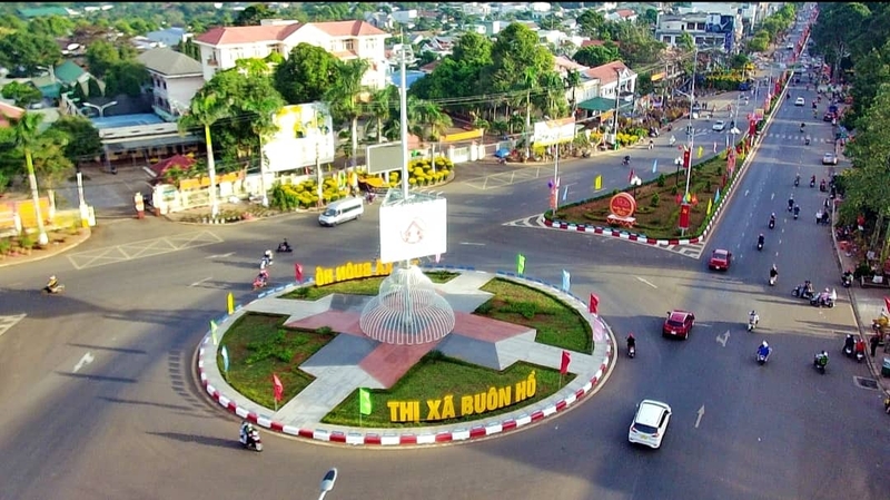 Phường Buôn Hồ của Đắk Lắk sau sáp nhập 4