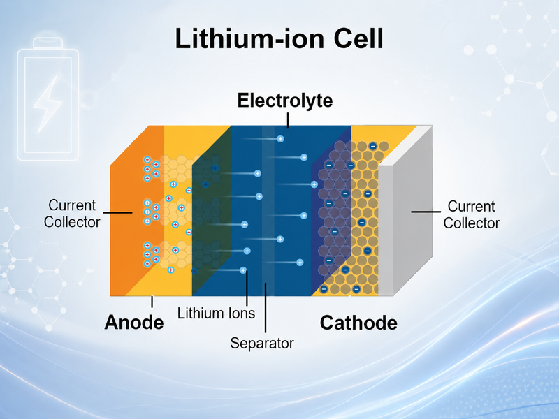 Nguyên lý hoạt động của pin Li-ion là gì?