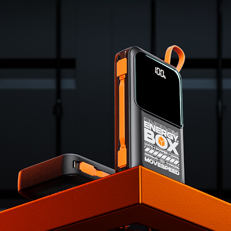 Pin sạc dự phòng 20000mAh MoveSpeed F20 22.5W màn hình led hiển thị phần trăm hiện đại