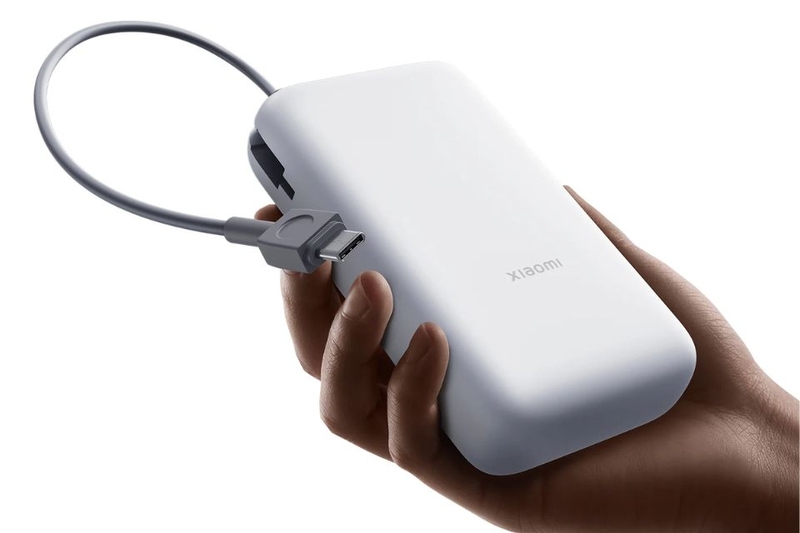 Pin sạc dự phòng Xiaomi PD QC 3.0 22.5W Dây sạc tích hợp tiện lợi