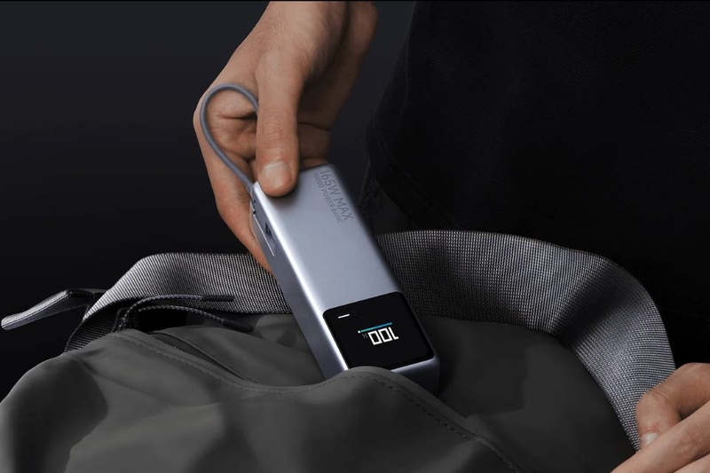 Pin sạc dự phòng Xiaomi 10000mAh 165W - Tiện lợi hơn với cáp USB-C được tích hợp sẵn