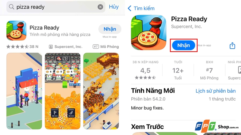 Tải xuống game Pizza Ready