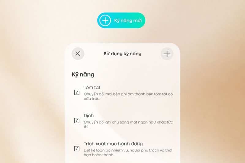 Ask Plaud giúp tìm lại thông tin từ bản ghi và hỗ trợ xử lý các công việc sau cuộc họp.