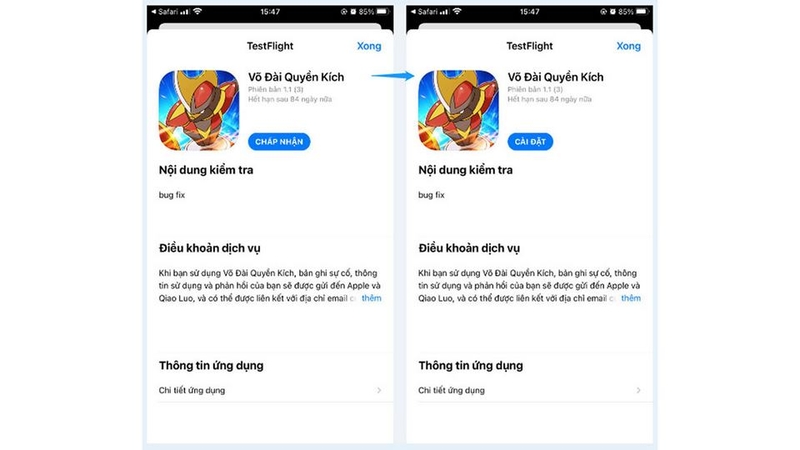 Tham gia vào game vô cùng thú vị