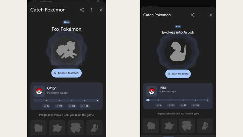Gợi ý bắt Pokémon