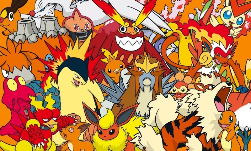 pokemon hệ lửa