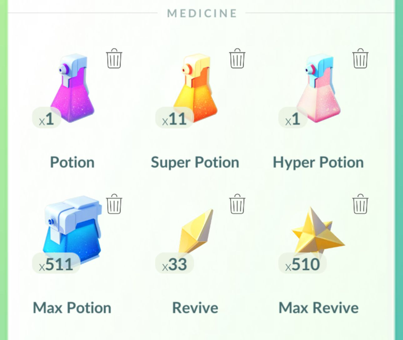 Potion và Revive