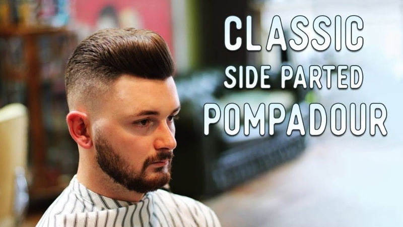 Side Part Pompadour