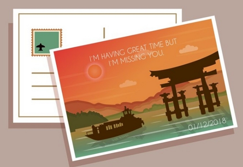 postcard là gì ảnh 4