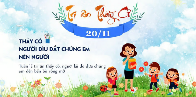 Poster là phương tiện truyền tải những thông điệp ý nghĩa về nghề giáo