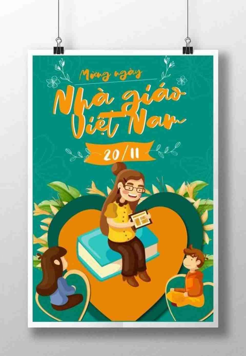 Quy cách thiết kế poster 20/11 chuẩn xác