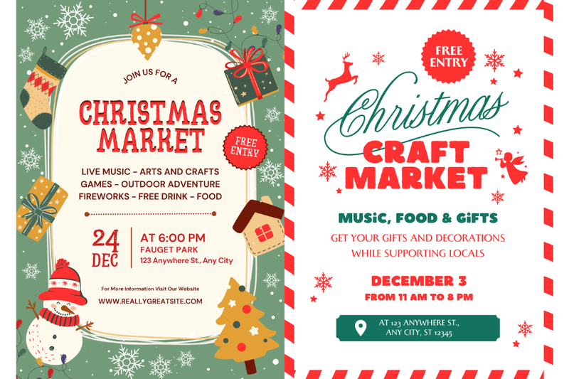 Postel hội chợ Noel 1