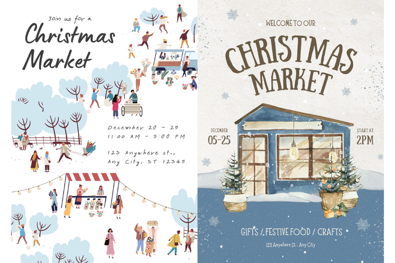 Postel hội chợ Noel 2