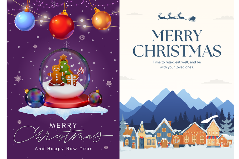 Poster Noel mang thông điệp lời chúc 2