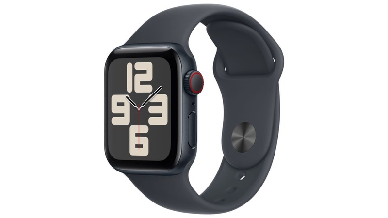 Apple Watch SE 2024 GPS + Cellular 40mm viền nhôm dây cao su M/L