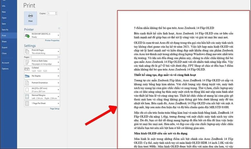 Lưu ý khi sử dụng Print Markup