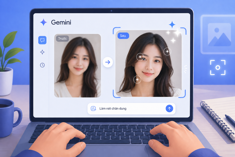 prompt Gemini làm nét ảnh 116