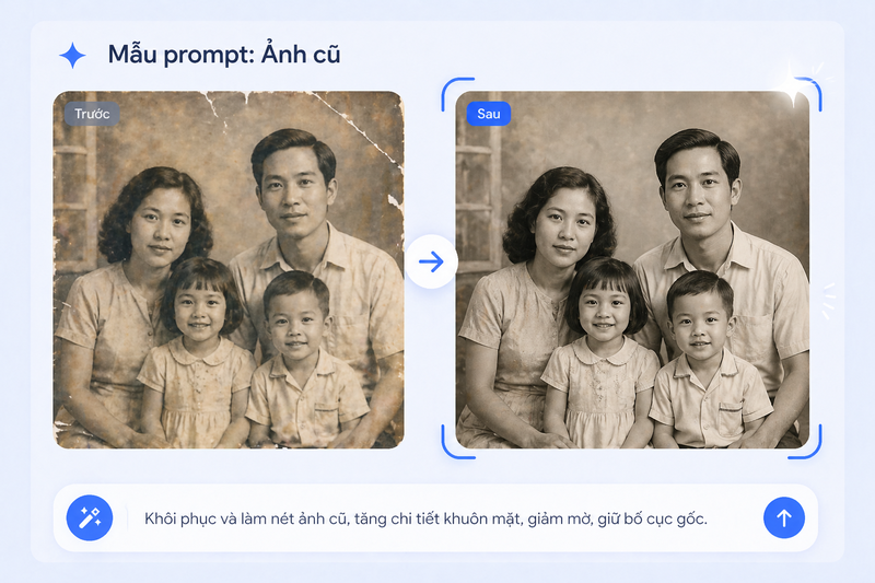 prompt Gemini làm nét ảnh 1115
