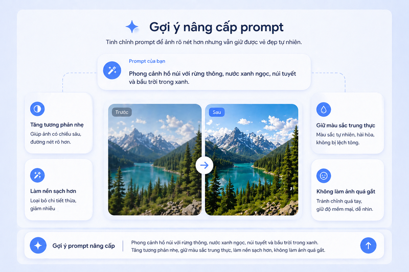 prompt Gemini làm nét ảnh 1119