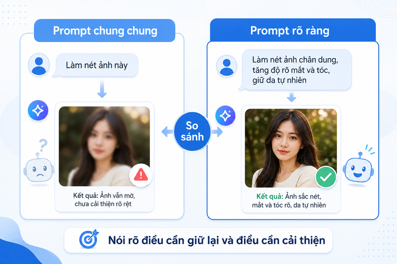 prompt Gemini làm nét ảnh 1120