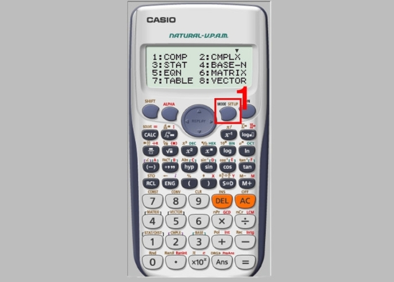 Cách bấm phương trình bậc 2 trên máy tính