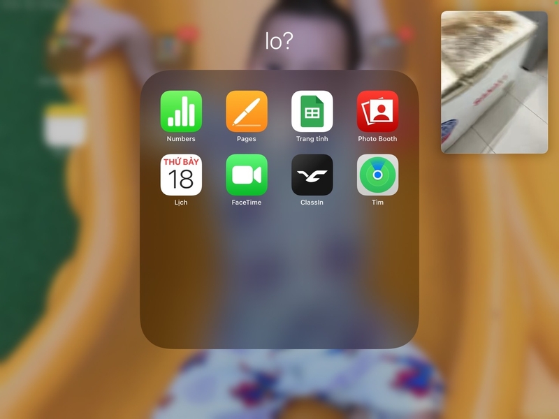 quản lý cuộc gọi FaceTime trên iPad 1