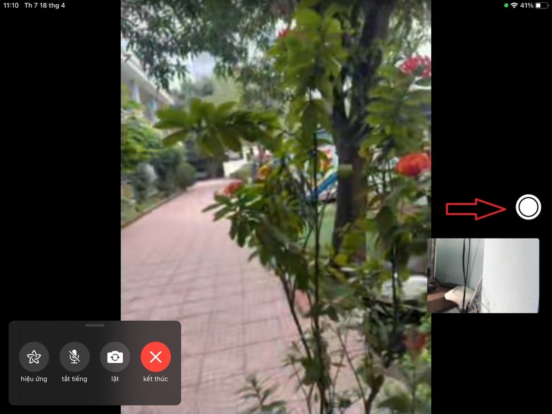 quản lý cuộc gọi FaceTime trên iPad r5