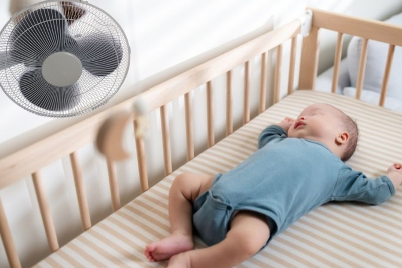 Nhiều cấp độ gió giúp phụ huynh dễ lựa chọn luồng gió nhẹ theo nhiệt độ phòng