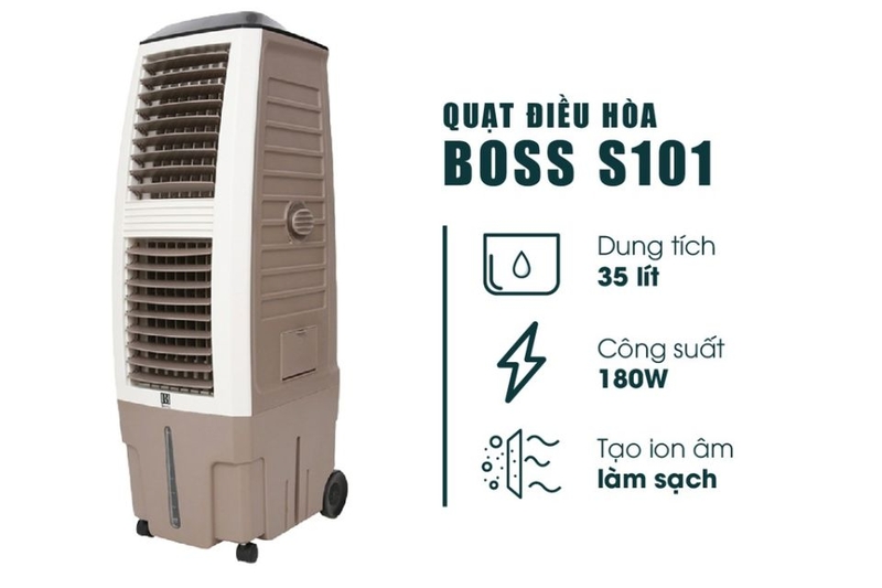 quạt điều h&ograve;a Boss S101, S102, S106 c&oacute; tốt kh&ocirc;ng (ảnh 1)
