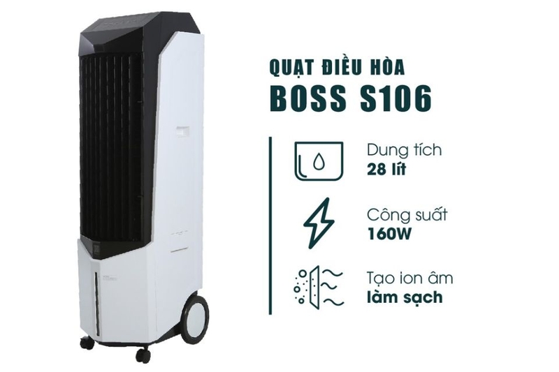 quạt điều h&ograve;a Boss S101, S102, S106 c&oacute; tốt kh&ocirc;ng (ảnh 5)