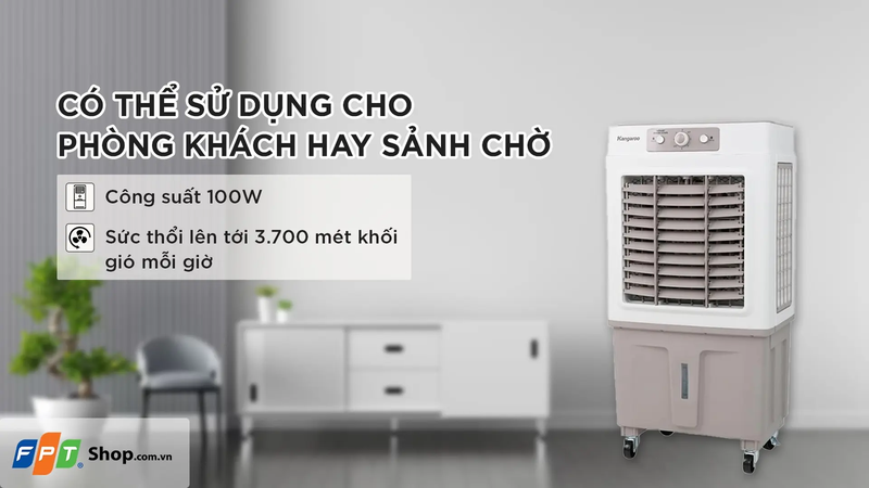 quạt điều hòa có hộp đá khô ảnh 7