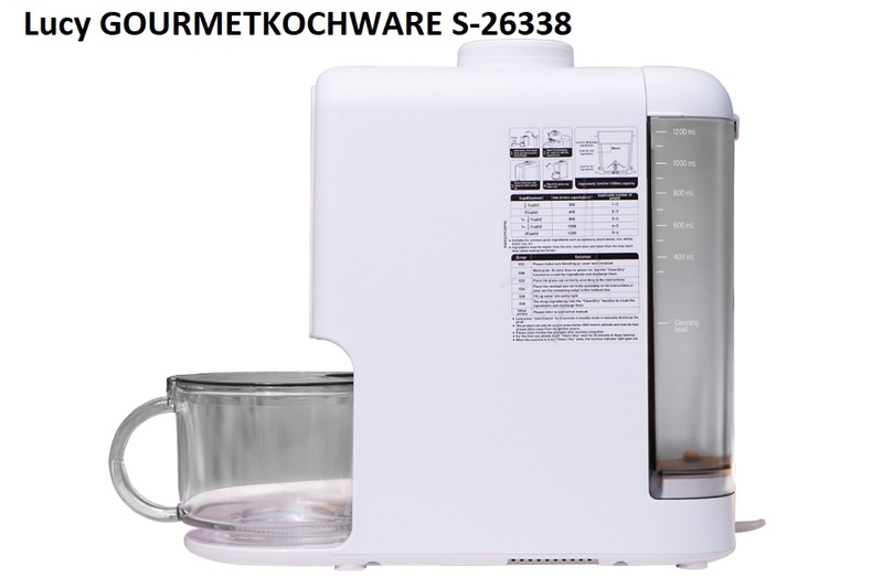 Máy làm sữa hạt Lucy GOURMETKOCHWARE S-26338