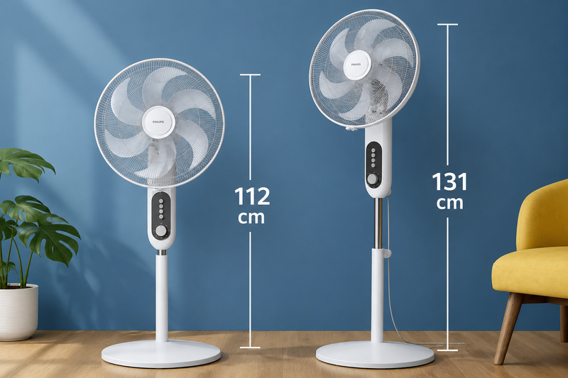 Quạt đứng Philips 6 cánh CX1220/00 - hình 3