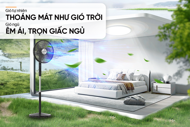 Quạt đứng Sunhouse 6 cánh SHD7356B - hình 7