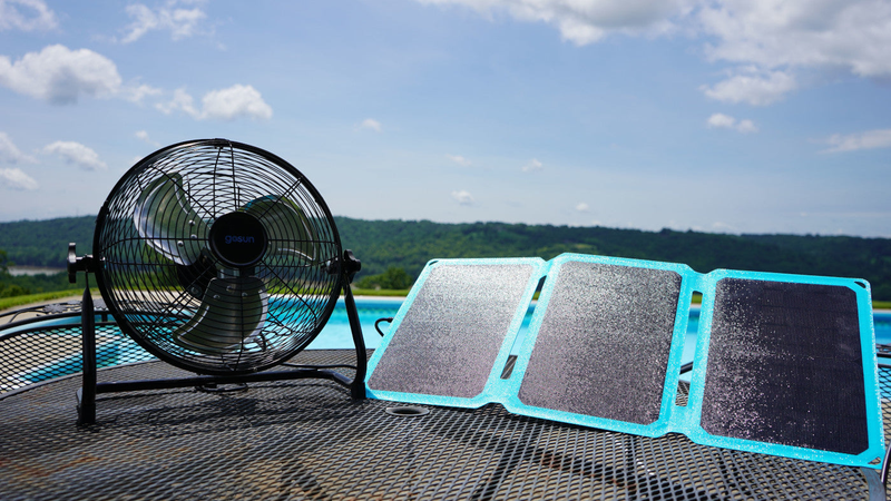 Quạt năng lượng mặt trời