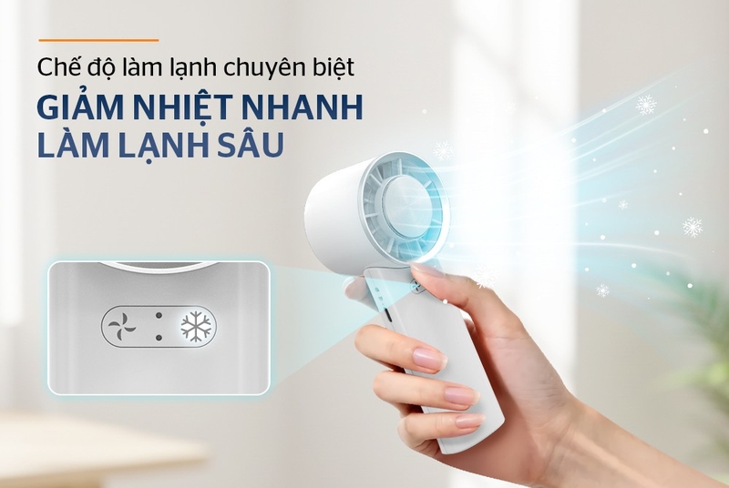 Quạt sạc cầm tay Sunhouse SHD7113 - hình 4