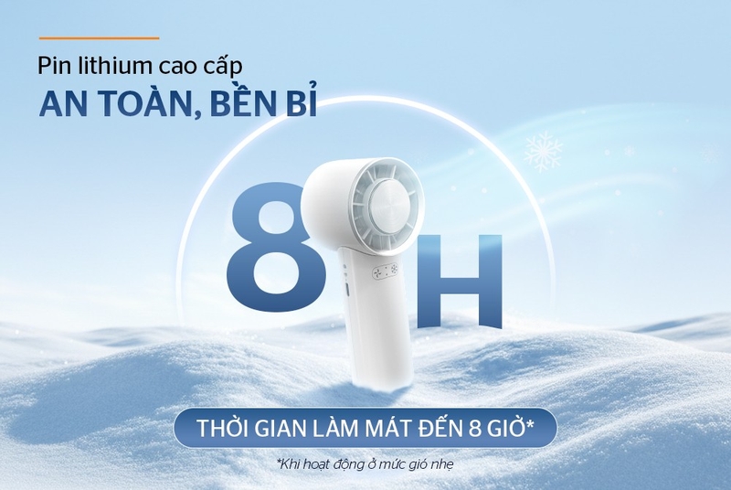 Quạt sạc cầm tay Sunhouse SHD7113 - hình 3