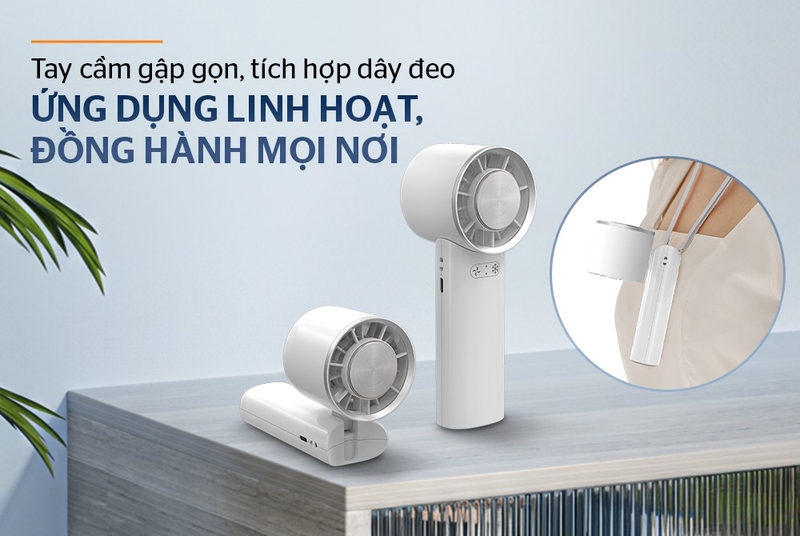 Quạt sạc cầm tay Sunhouse SHD7113 - hình 1