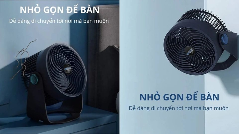 quạt tích điện mini tốt nhất 2025 6
