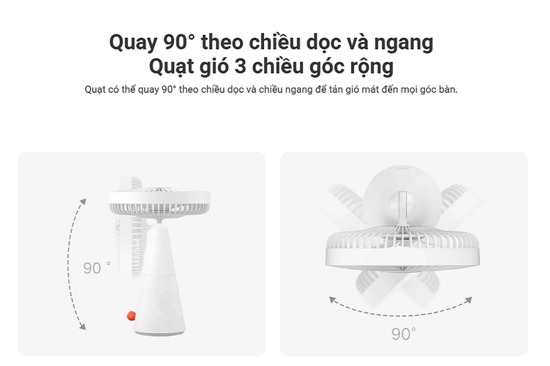 quạt tích điện mini tốt nhất 2025 7
