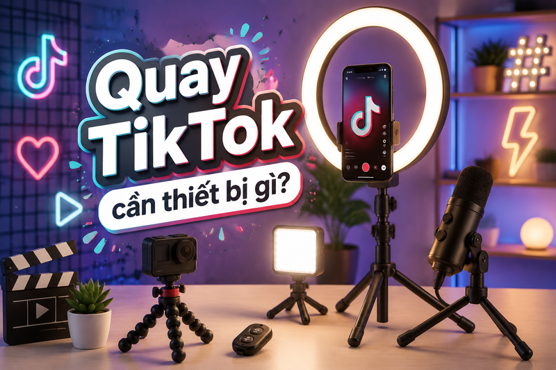 Quay TikTok cần thiết bị gì 1
