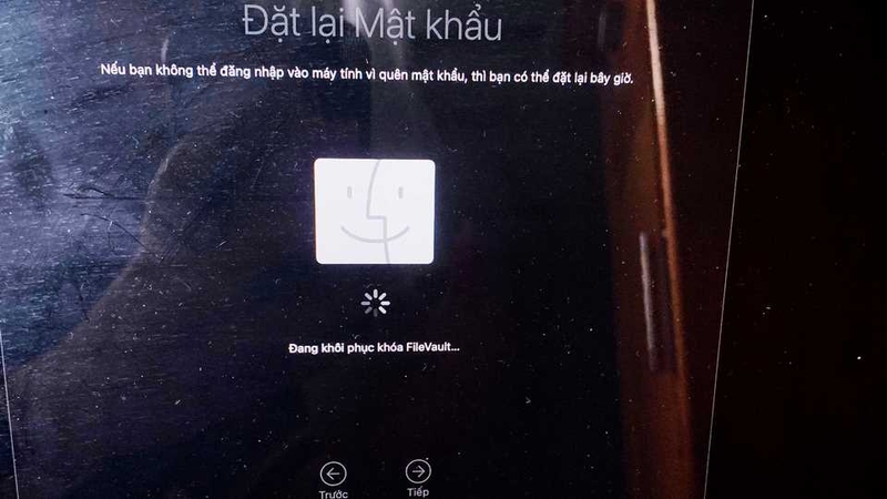 Lựa chọn lại phần đặt mật khẩu cho hệ thống