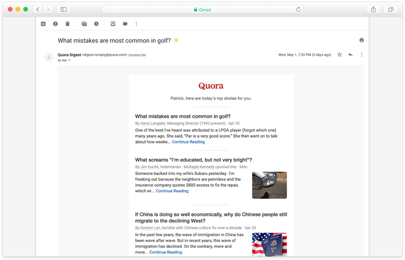 Quora Digest có hỗ trợ tiếng Việt không?