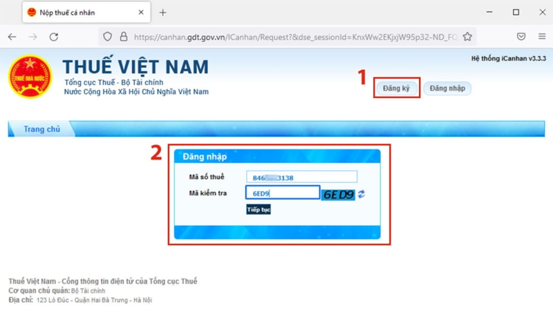 quyet toan thue thu nhap ca nhan online qua website cuc thue