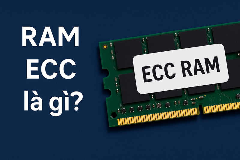 RAM ECC là gì? Các loại phổ biến và so sánh với RAM thường